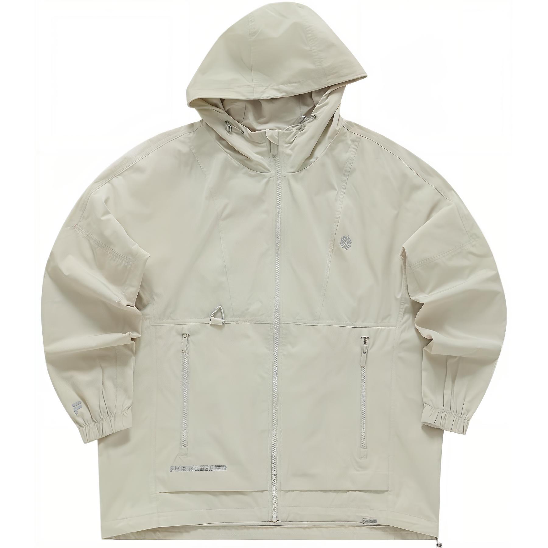 

FILA FUSION Серая пшеничная куртка унисекс, Gray Wheat