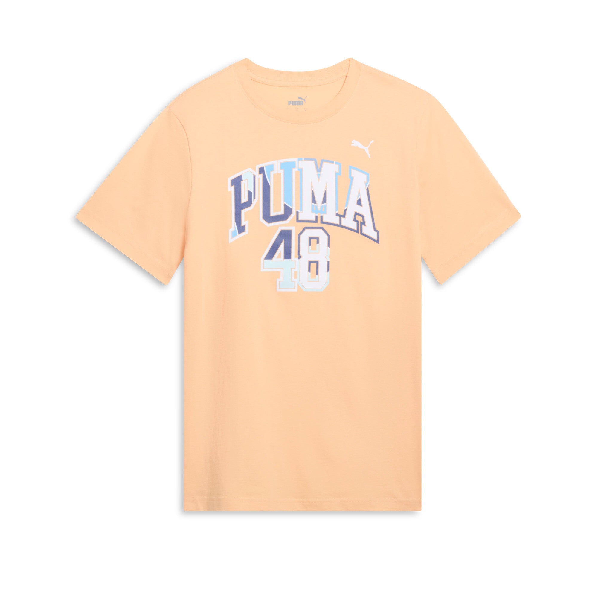 

Футболка PUMA мужская GRAPHICS Varsity, цвет almost apricot