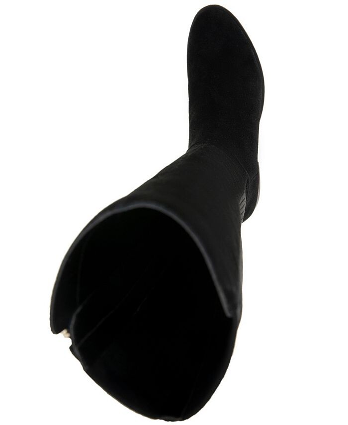 Женские ботинки для верховой езды Levon с высоким голенищем Kenneth Cole New York, цвет Black Suede — фото 4