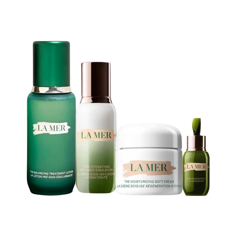 

HAILANZHIMI эссенция лосьон облачный бархат крем набор для ухода увлажнение и гидратация комплект из четырех предметов LA MER