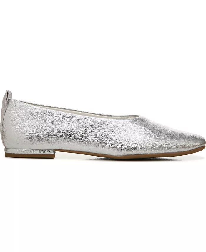 Женские балетки Vana Snip с открытым мысом Franco Sarto, серебряный — фото 2