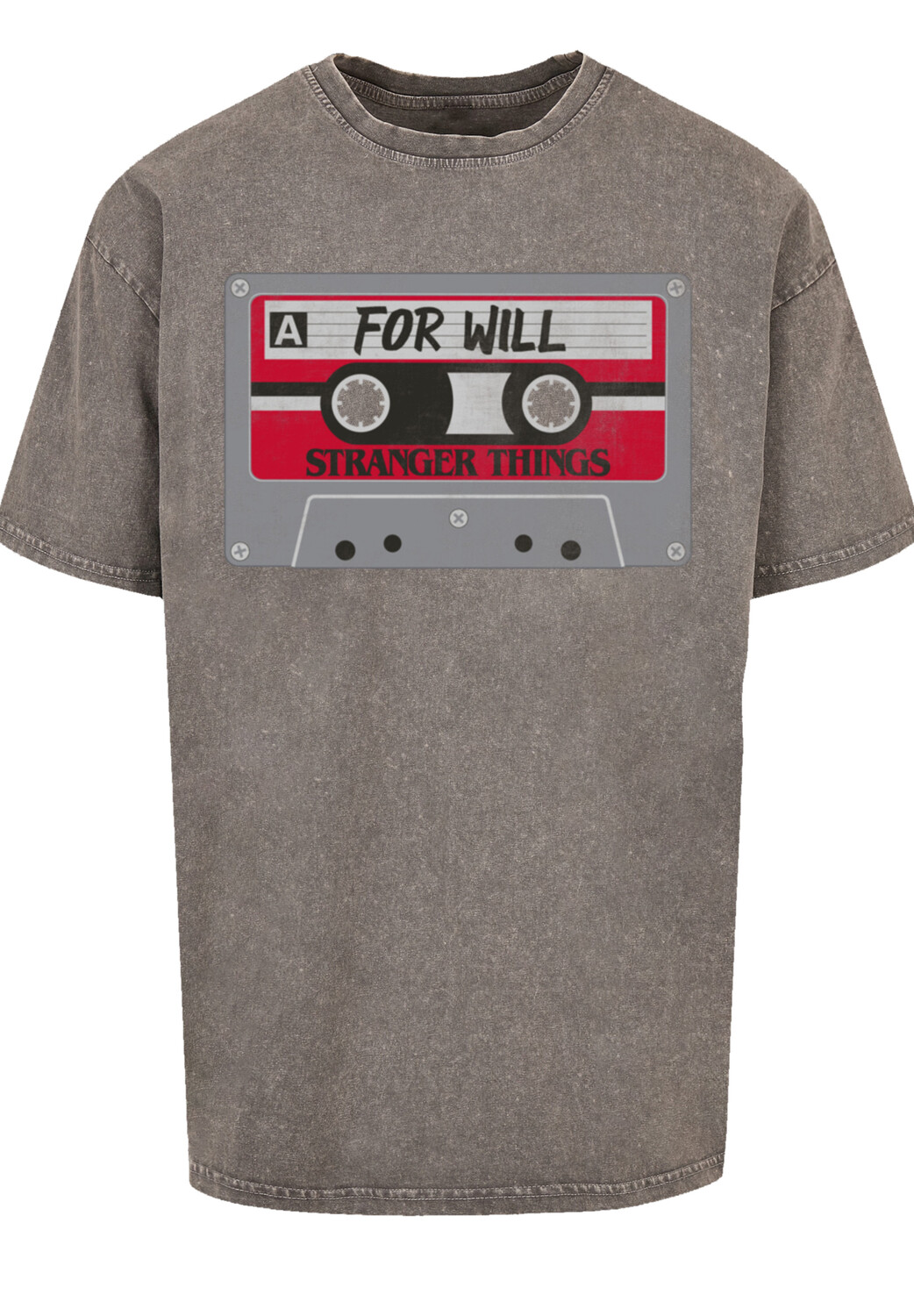 

Футболка F4NT4STIC Stranger Things Cassette For Will Netflix TV Series, цвет Asphalt