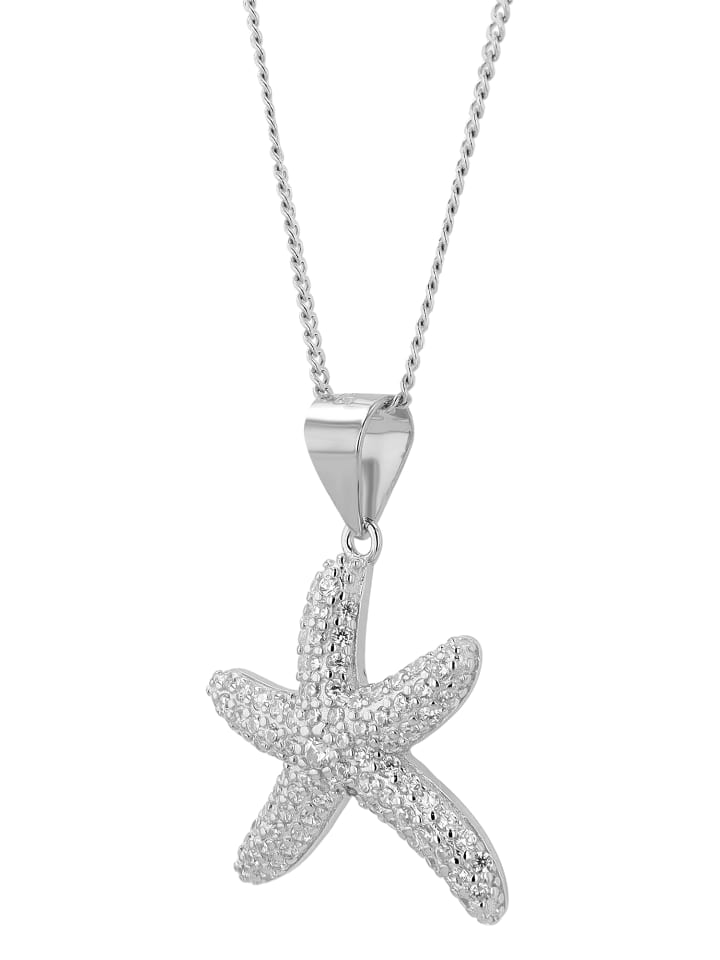 

Adeliás Женский кулон - кулон в форме звезды из серебра 925 пробы с кубическим цирконием в серебряной оправе