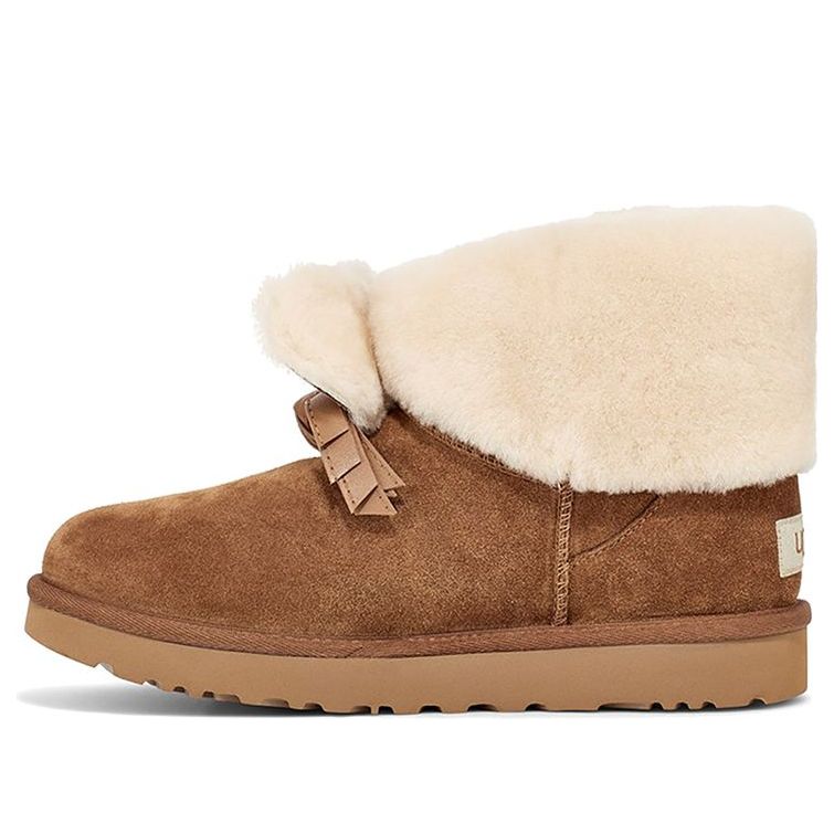 Ботинки зимние UGG WMNS Classic Mini II CNY, коричневый