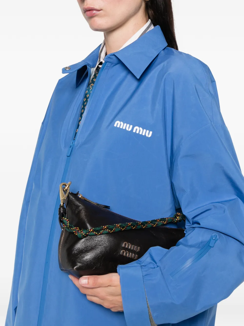 Сумка на плечо Miu Miu, коричневый — фото 2
