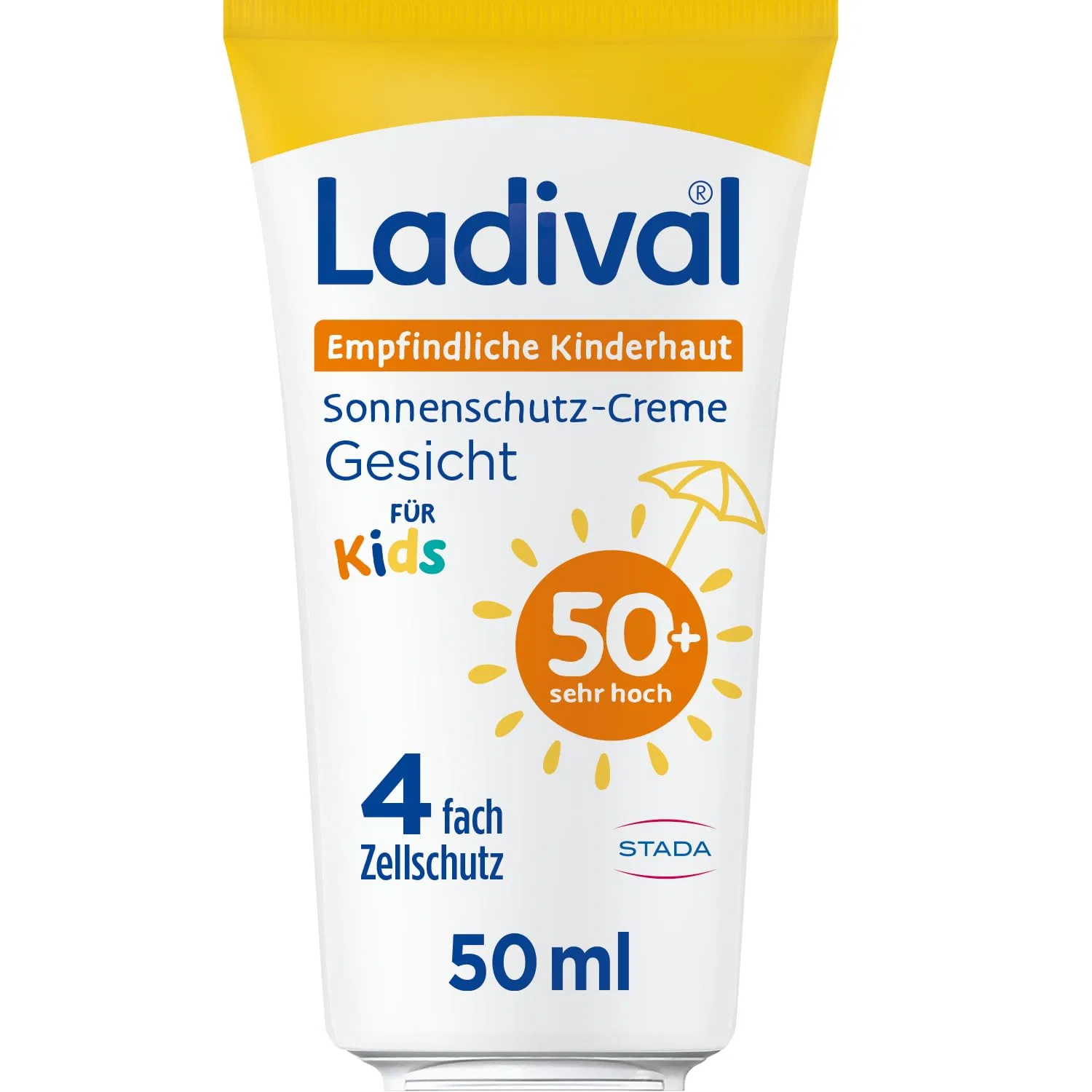 Детский солнцезащитный крем для лица и тела SPF 50+ от Ladival Ladival