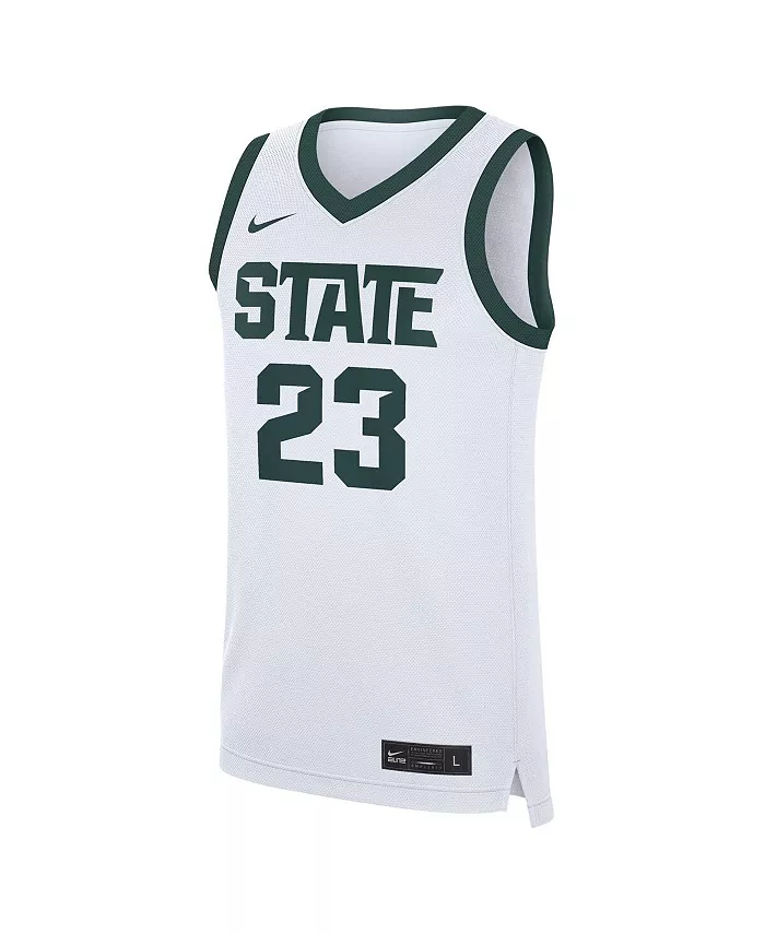 Мужская баскетбольная реплика-джерси Michigan State Spartans Draymond Green, белая Nike — фото 2