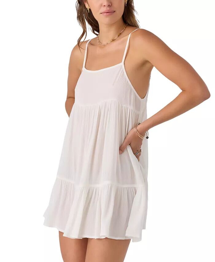 

Женское мини-платье Saltwater Solids Rilee Crinkle Cover-Up O'Neill, белый