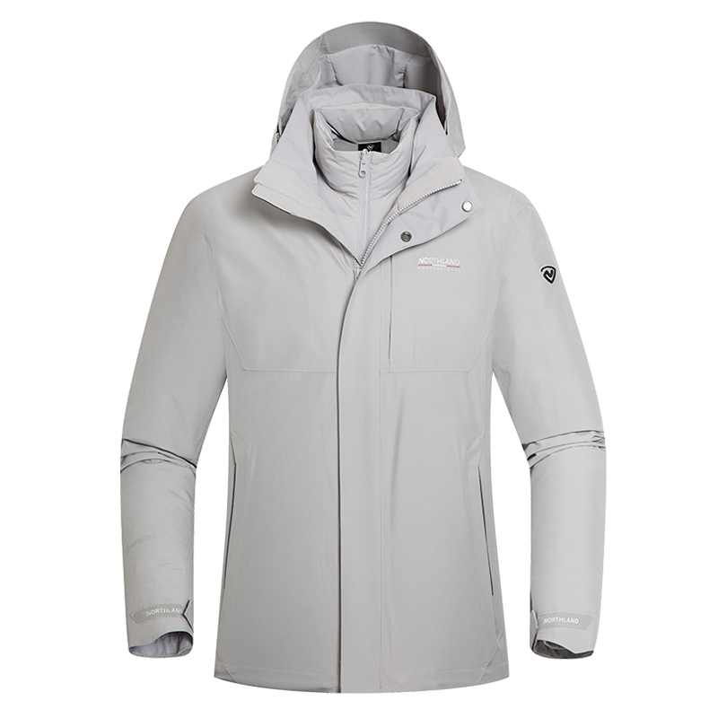 

Профессиональная водонепроницаемая и ветрозащитная мужская ветровка Northland, harbor dusty серый