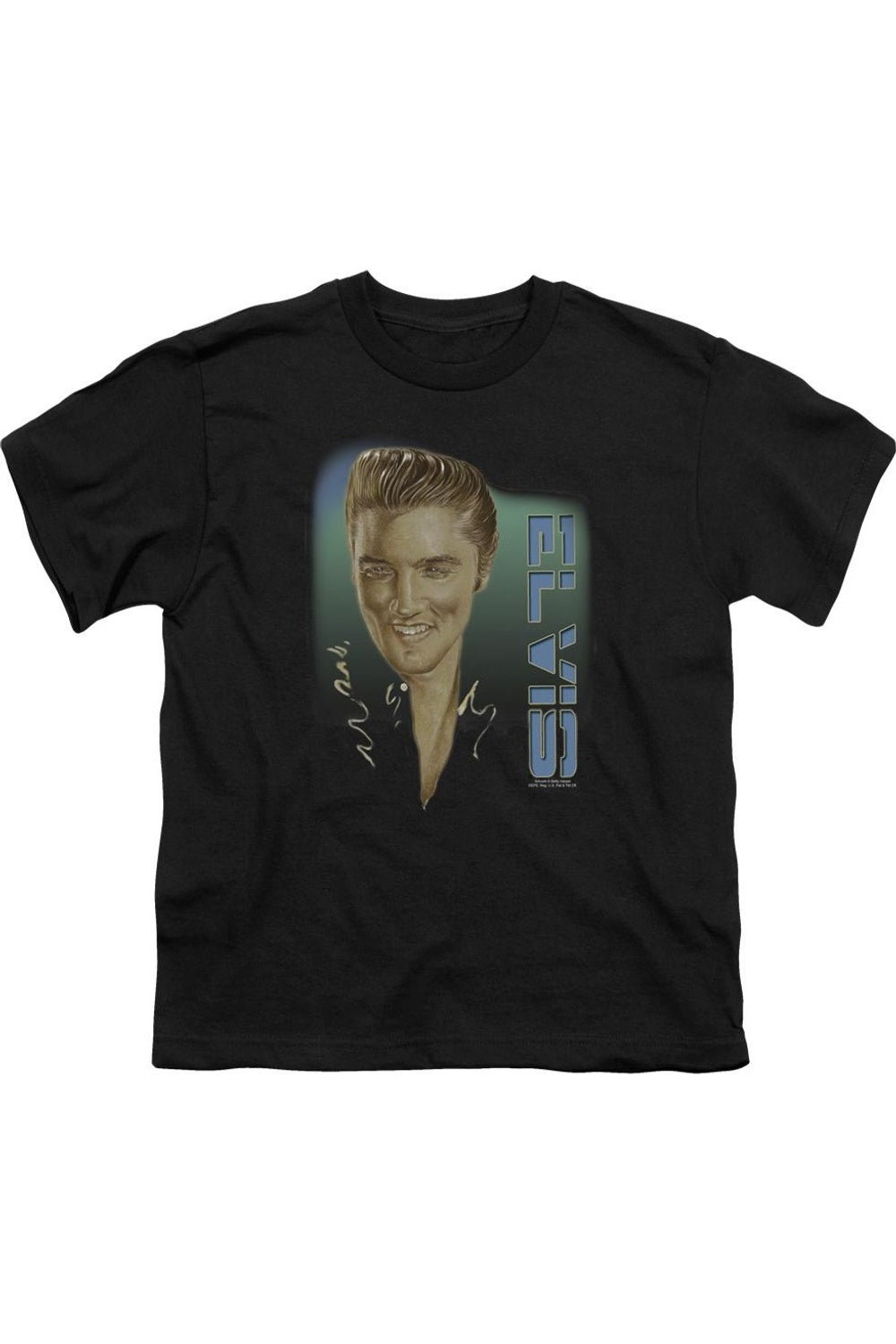 

Футболка с коротким рукавом Elvis Presley Elvis 56 для детей Gildan, черный