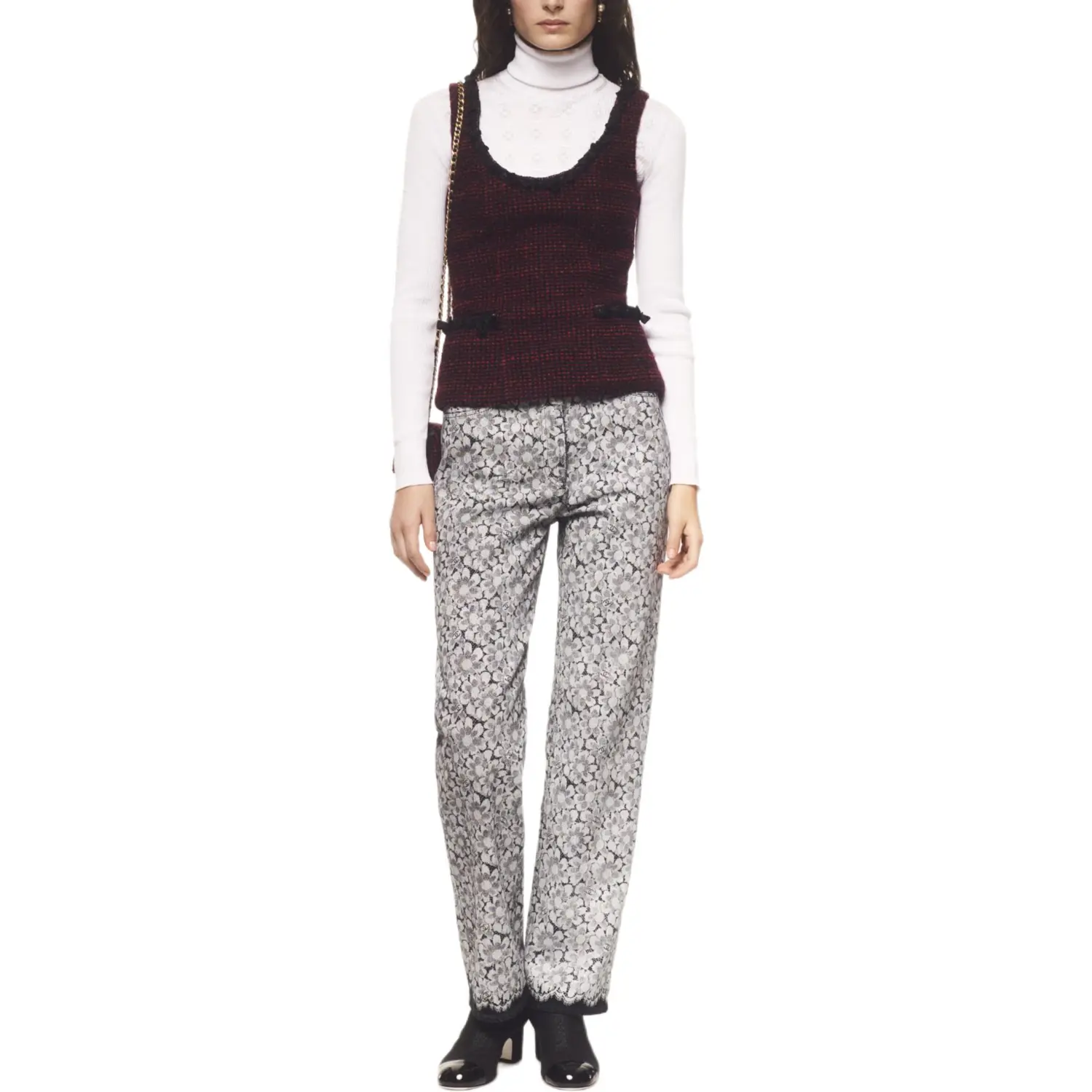 

CHANEL Джинсы Women's Black Gray