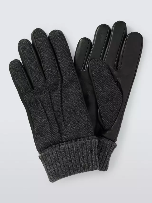 

Перчатки John Lewis Wool & Leather, серый