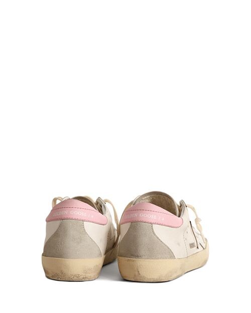 Женские низкие кеды Super-Star Golden Goose, цвет Ivory/Cream — фото 4