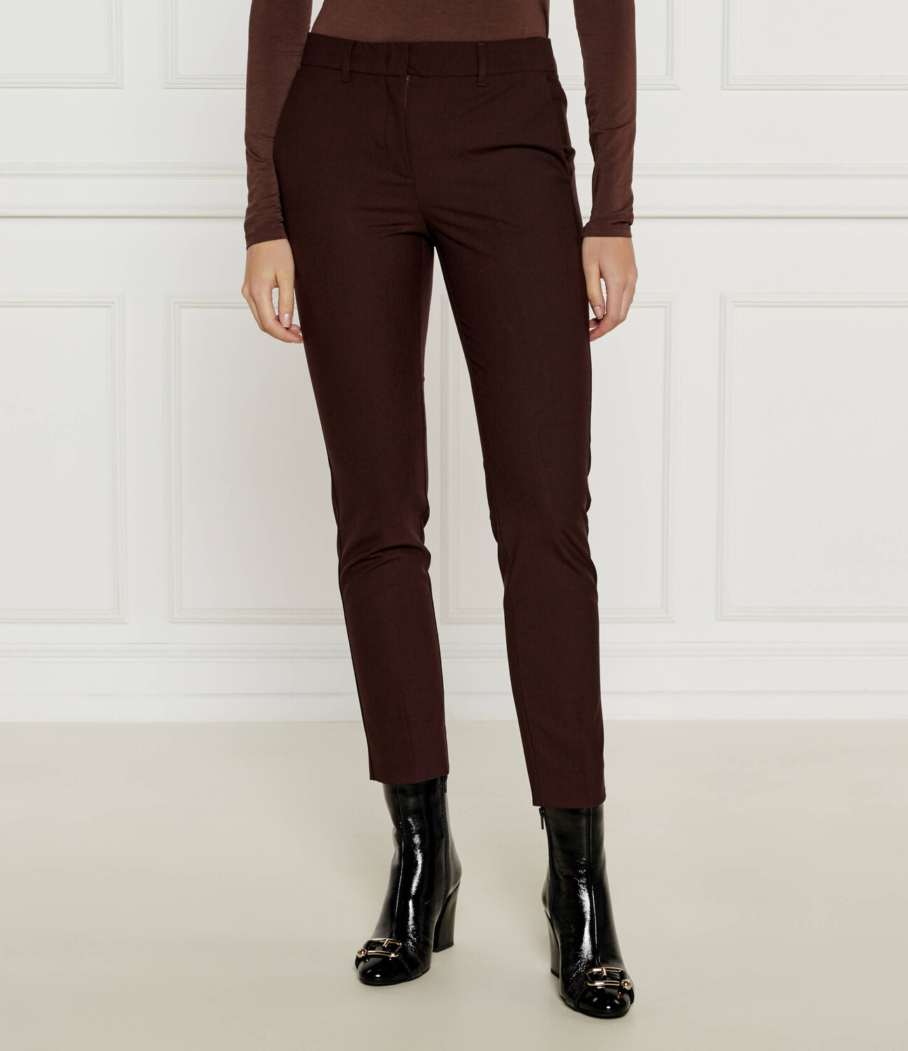 

Брюки Marella GERONA Slim Fit, коричневый