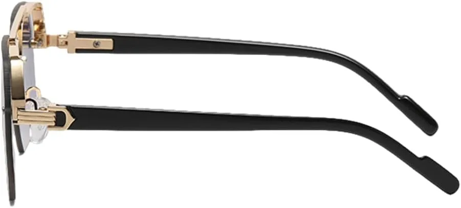 

Модные солнцезащитные очки с многоугольной двойной перемычкой для женщин, минималистичные очки с двойной перемычкой, защита от ультрафиолета UV400 generic, Grey