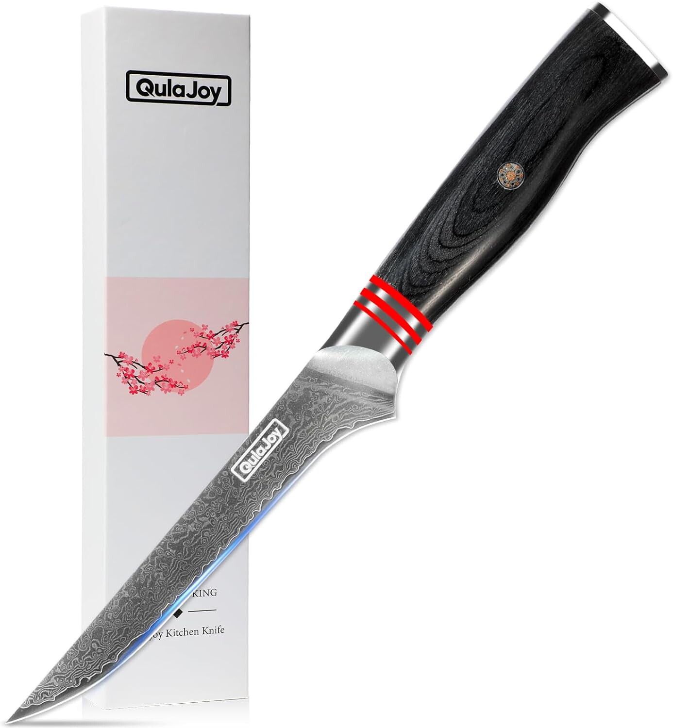 

Нож для филе Qulajoy Damascus