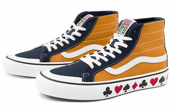 Кроссовки sk8-hi 138 decon sf 'black yellow' Vans, черный — фото 2