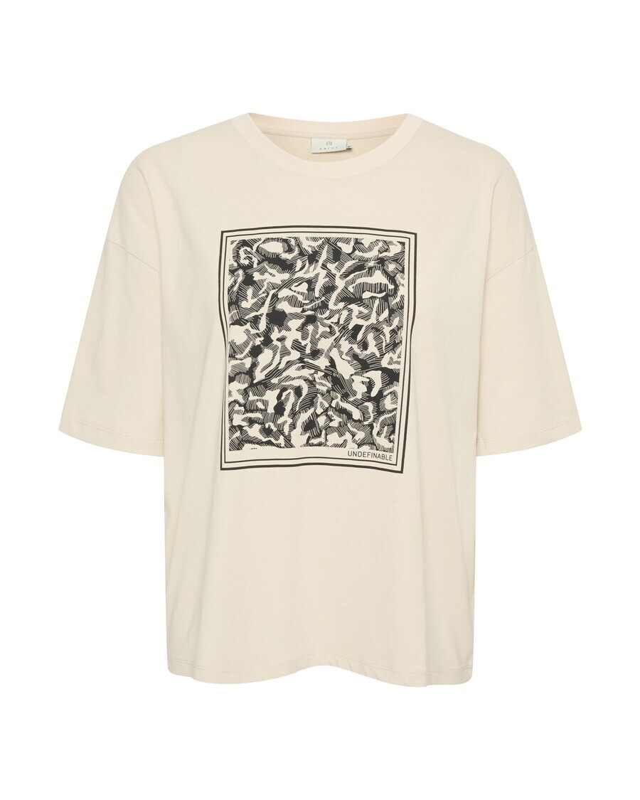

Футболка Kaffe Shirt Meridith, бежевый