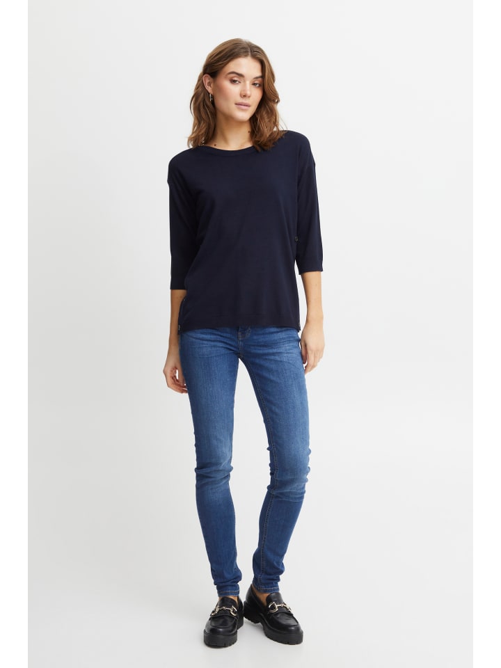 

Fransa Свитер FRLILLI прямого кроя, темно-синий блейзер