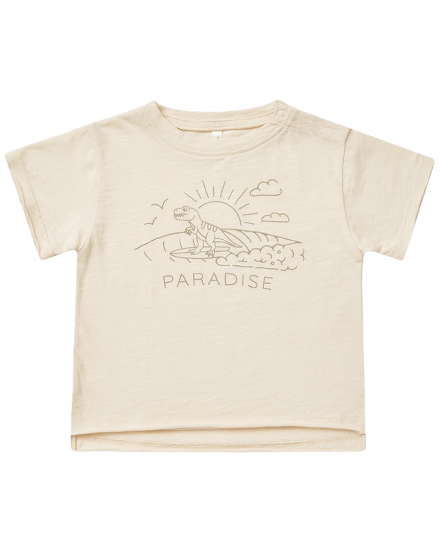 

Футболка Rylee + Cru Collective Raw Edge, цвет paradise