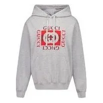 Толстовка Gucci 25, хлопковая, серая