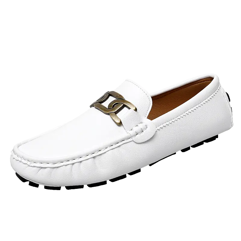 

KUPE Мокасины мужские черно-белые, цвет White