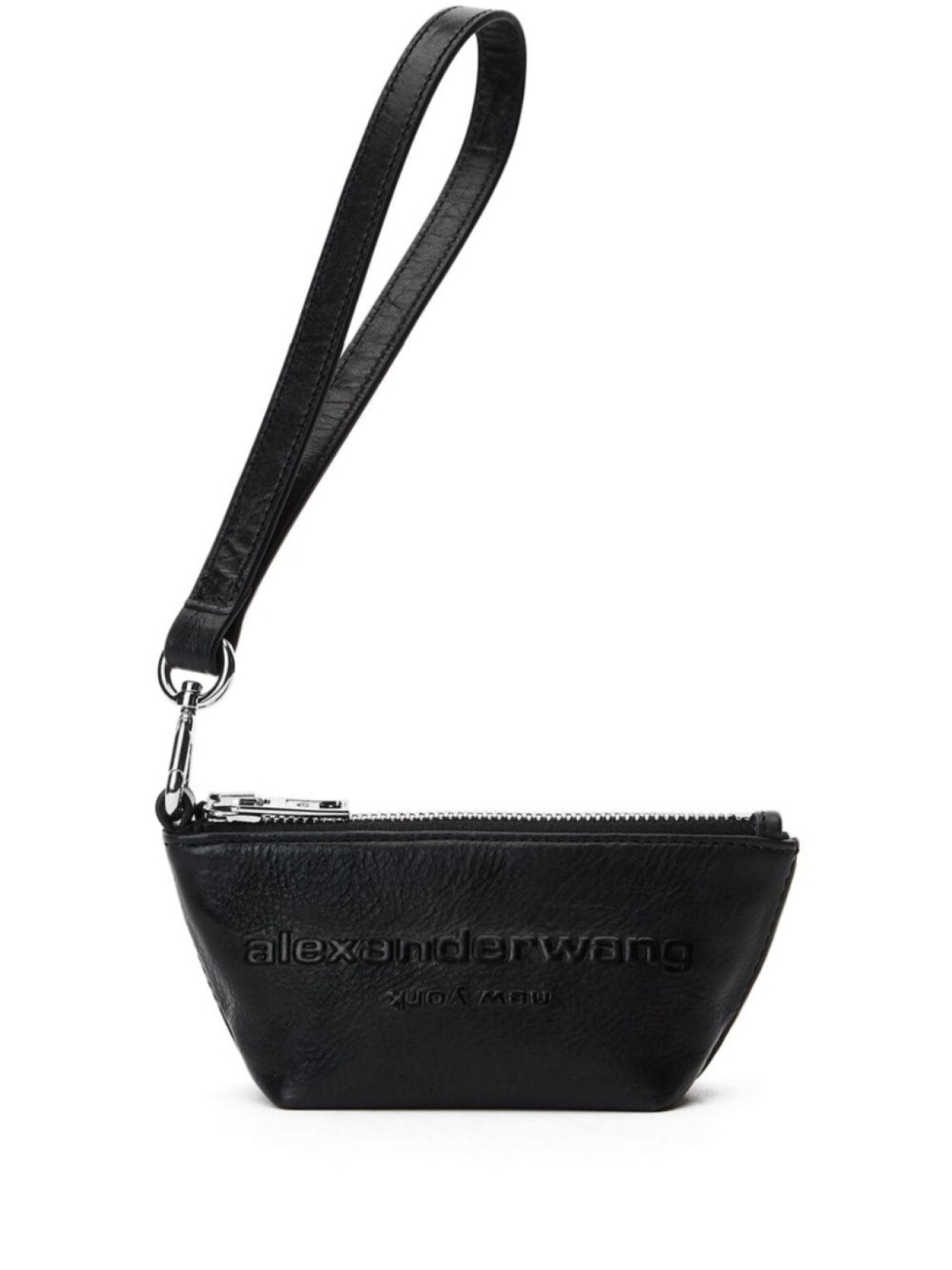 

Alexander Wang кожаный кошелек с тиснением логотипа, черный