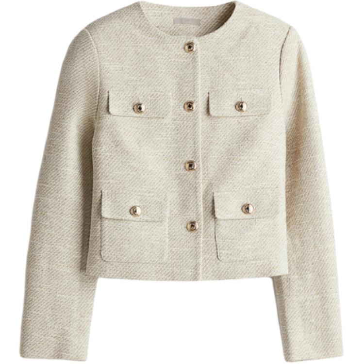 

H&M Куртка женская светло-бежевая