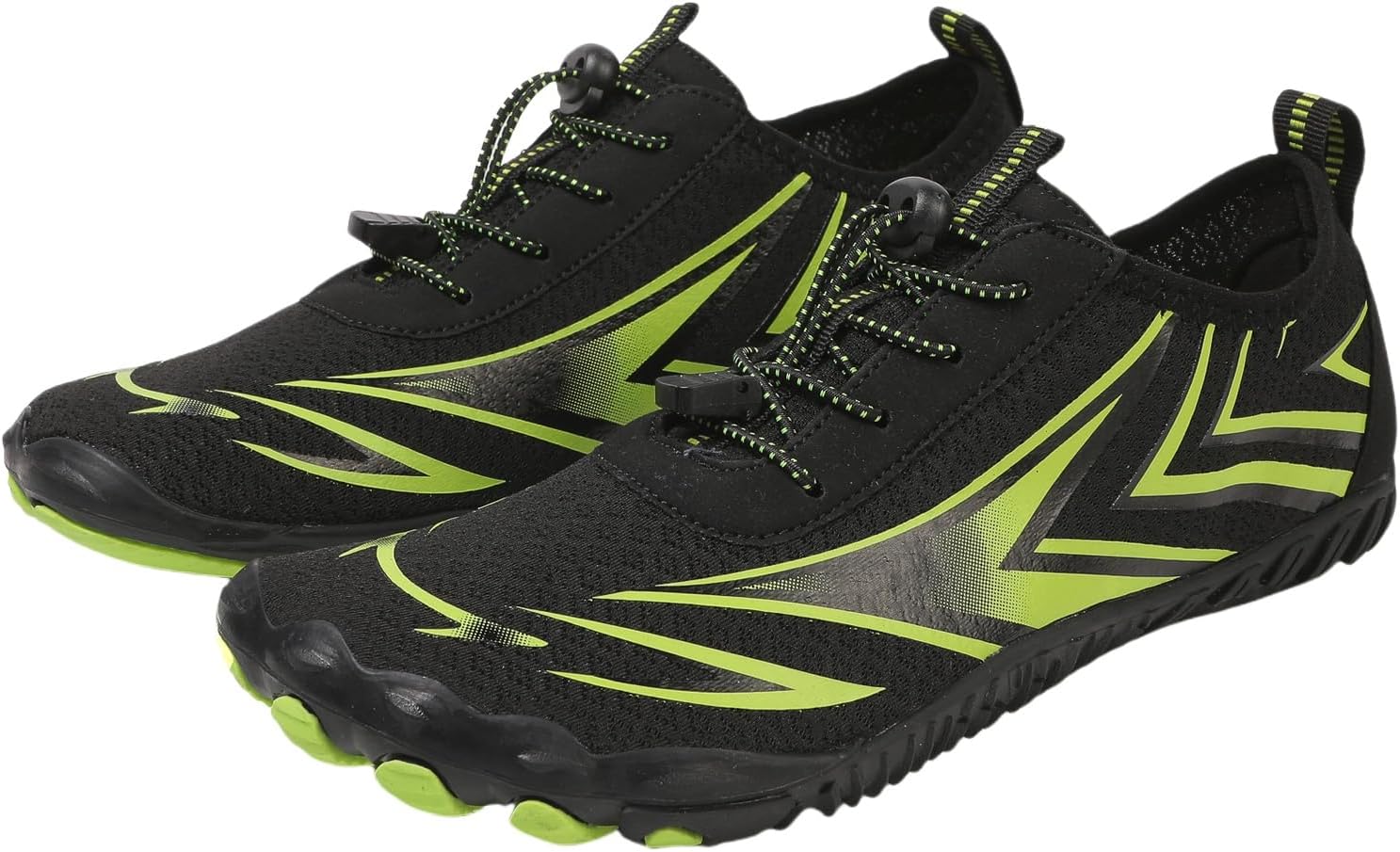 

Кроссовки для женщин и мужчин Дышащие, быстро сохнущие, с широкой носочной частью Для невропатии, походов, пляжа, плавания, серфинга, бассейна, йоги Baxtayel, зеленый