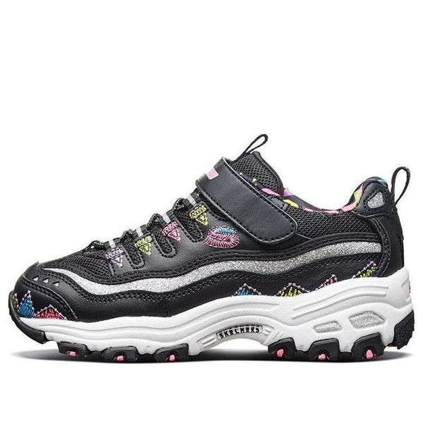 

Кроссовки dlites 'black multi-color' Skechers, черный