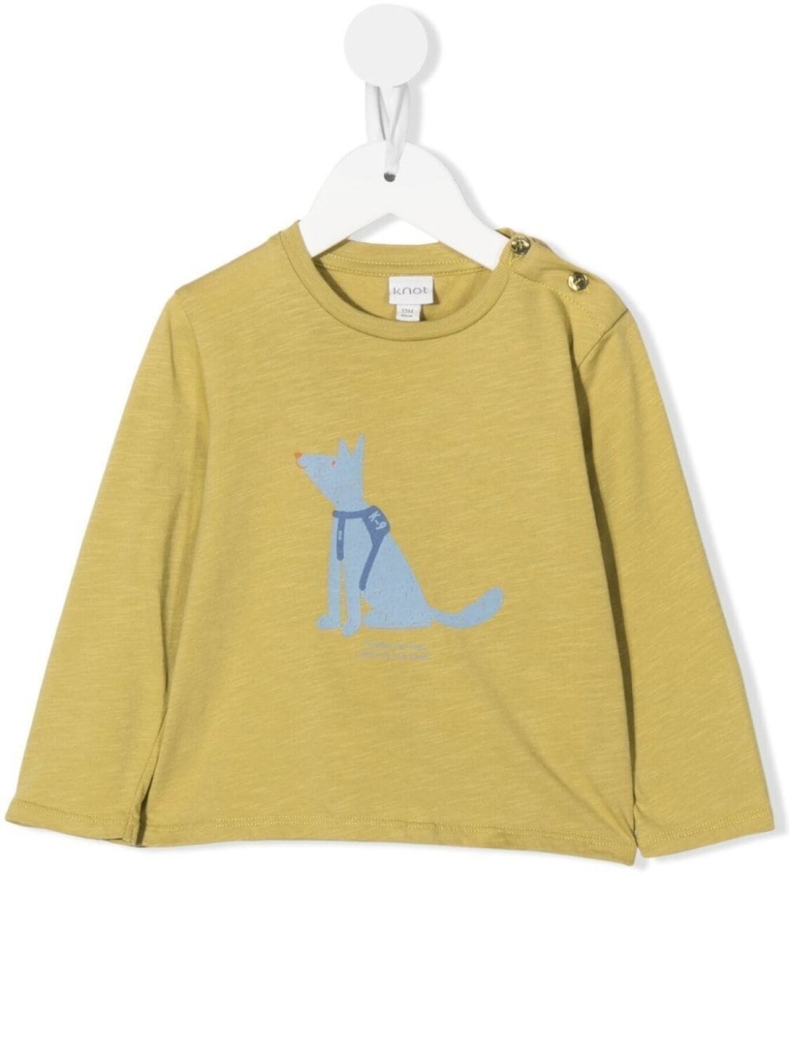 

Knot футболка Faithful Baby с длинными рукавами, зеленый