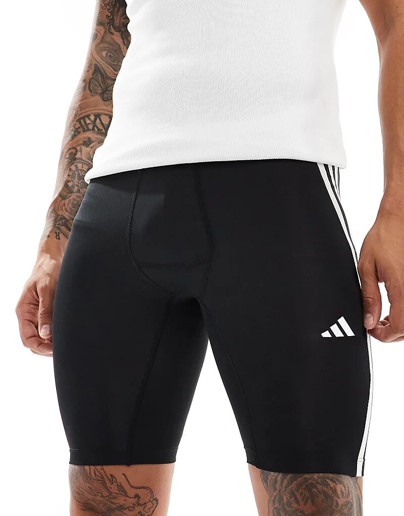 

Шорты adidas Training tech fit черного цвета adidas performance