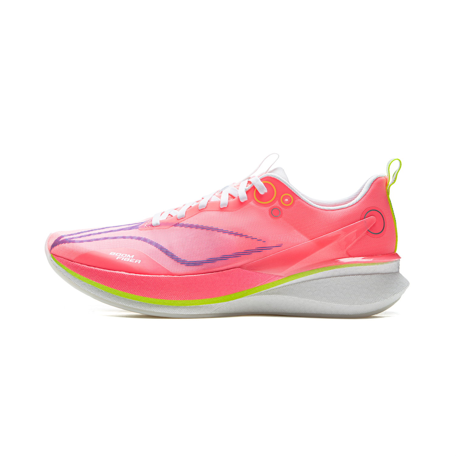 

LINING Кроссовки для бега Red Hare 8PRO мужские, низкие, флуоресцентно-розовые
