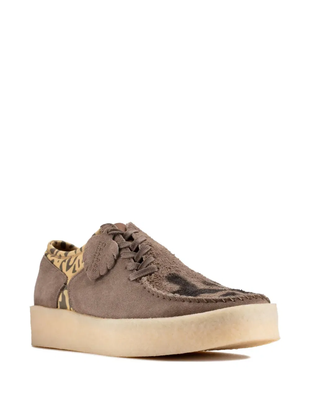 Топсайдеры с принтом из коллаборации с Salehe Bembury Clarks Originals, коричневый — фото 2