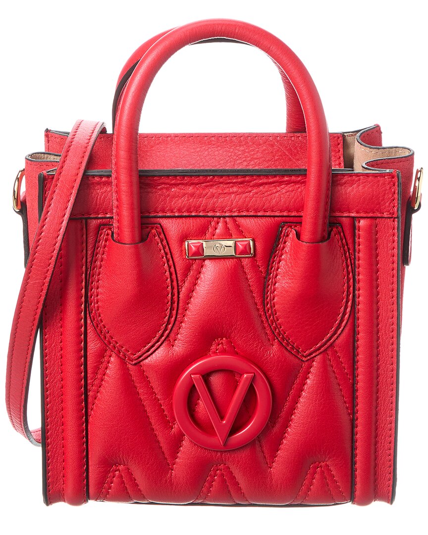 

Валентино от Марио Валентино Ева Алмазная кожаная сумка Valentino by Mario Valentino, красный