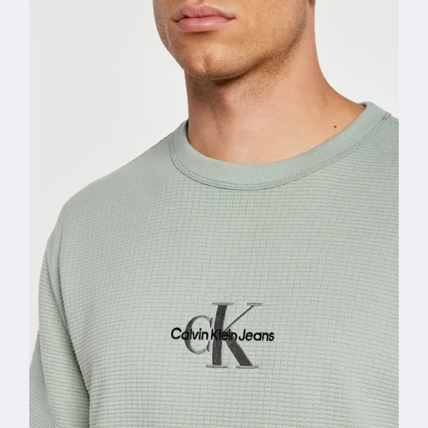 Футболка стандартного кроя с городской сеткой Calvin Klein, зеленый — фото 4