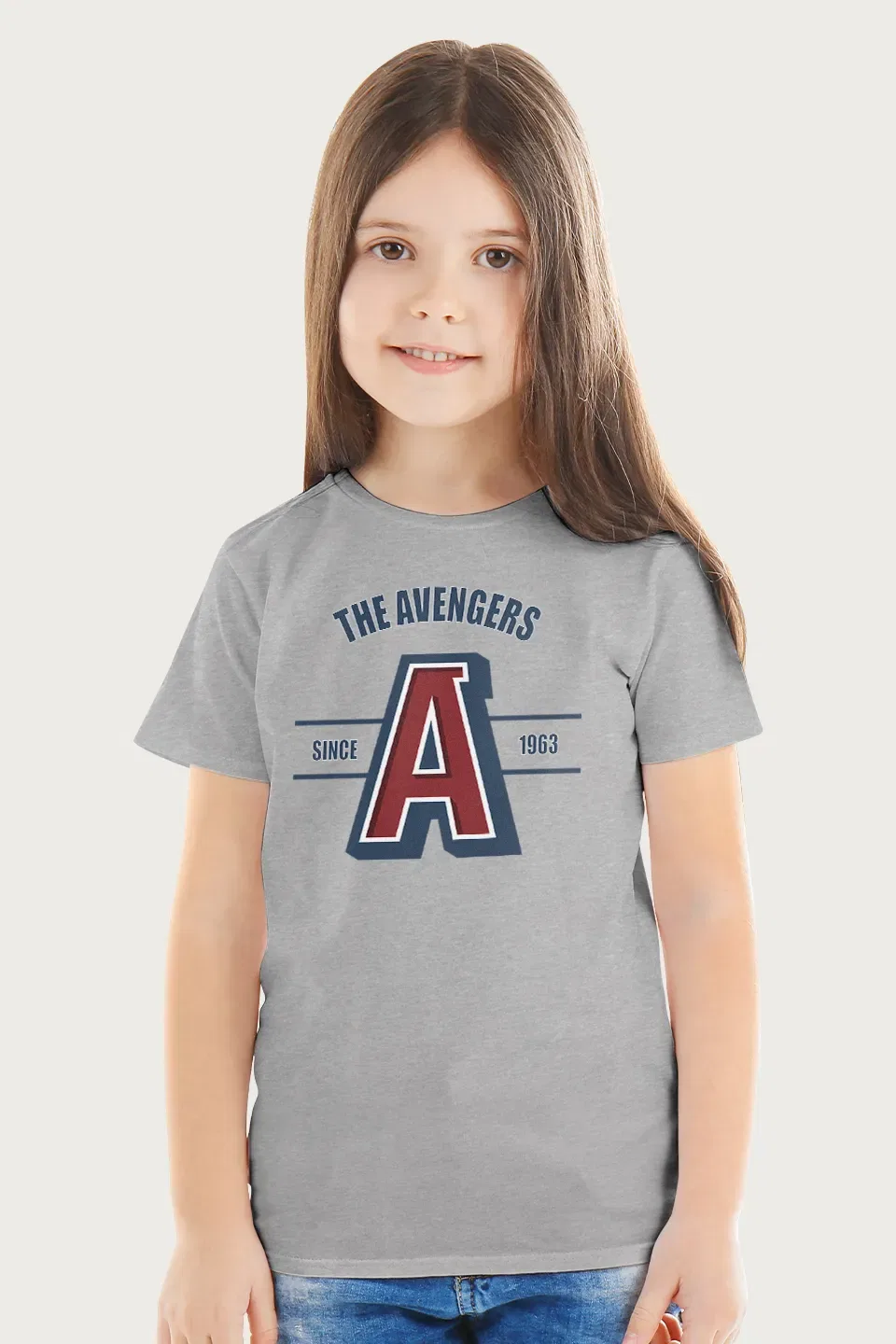 Футболка Marvel Avengers College Sports Style, серый