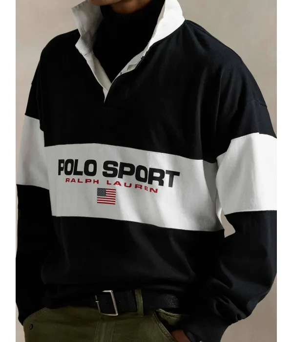 Толстовка Relaxed fit Polo Ralph Lauren, черный — фото 4