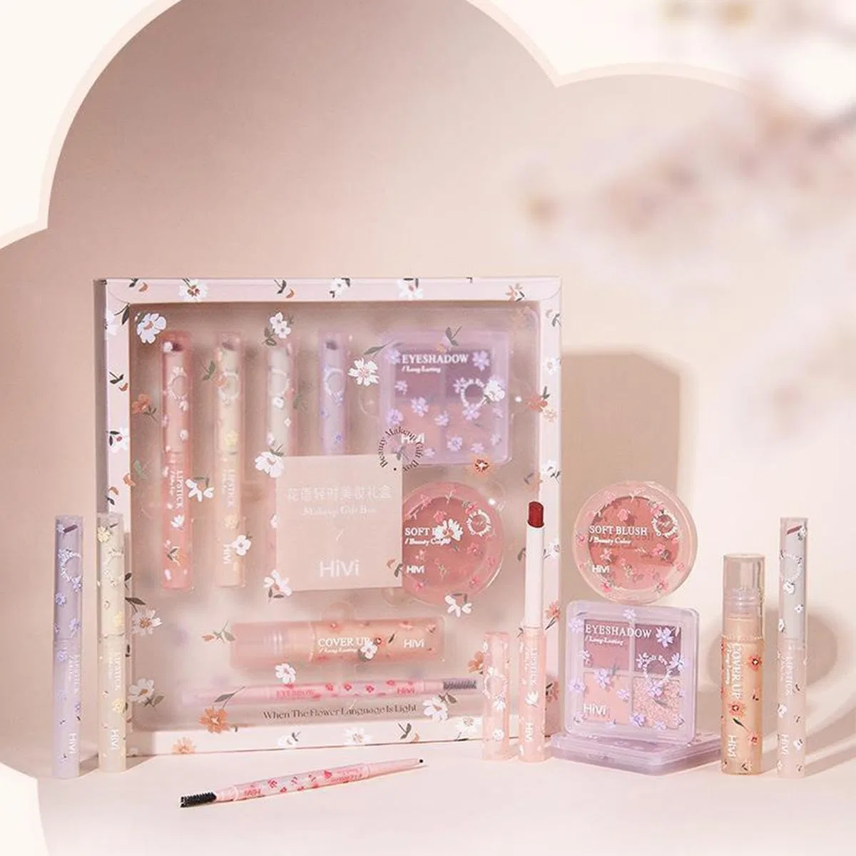 Набор косметики Full Beauty, 8 предметов, универсальный, Generic