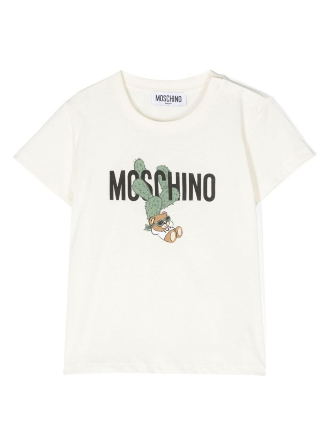 

Moschino Kids футболка Teddy Bear, нейтральный цвет
