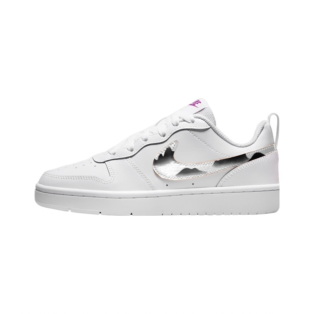 

Кроссовки Nike Court Borough Skateboard Shoes Women's Low-Top Black White, черный/белый