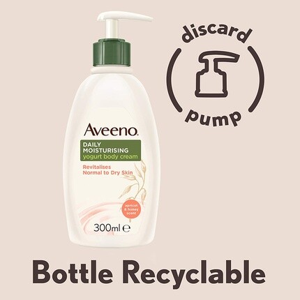 Aveeno Ежедневный увлажняющий крем для тела с йогуртом и медом 300 мл — фото 2
