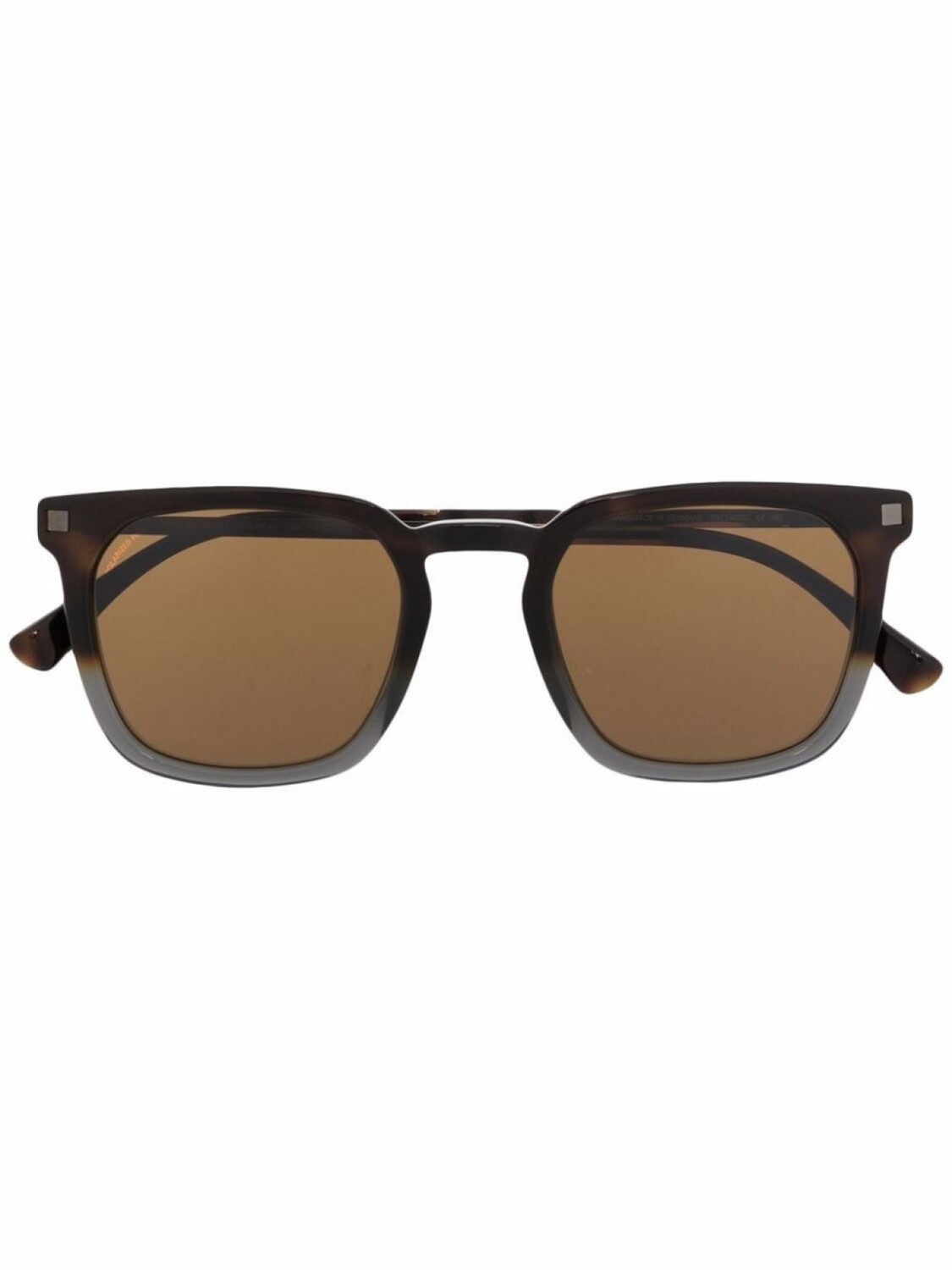 

Mykita солнцезащитные очки Borga в прямоугольной оправе, коричневый