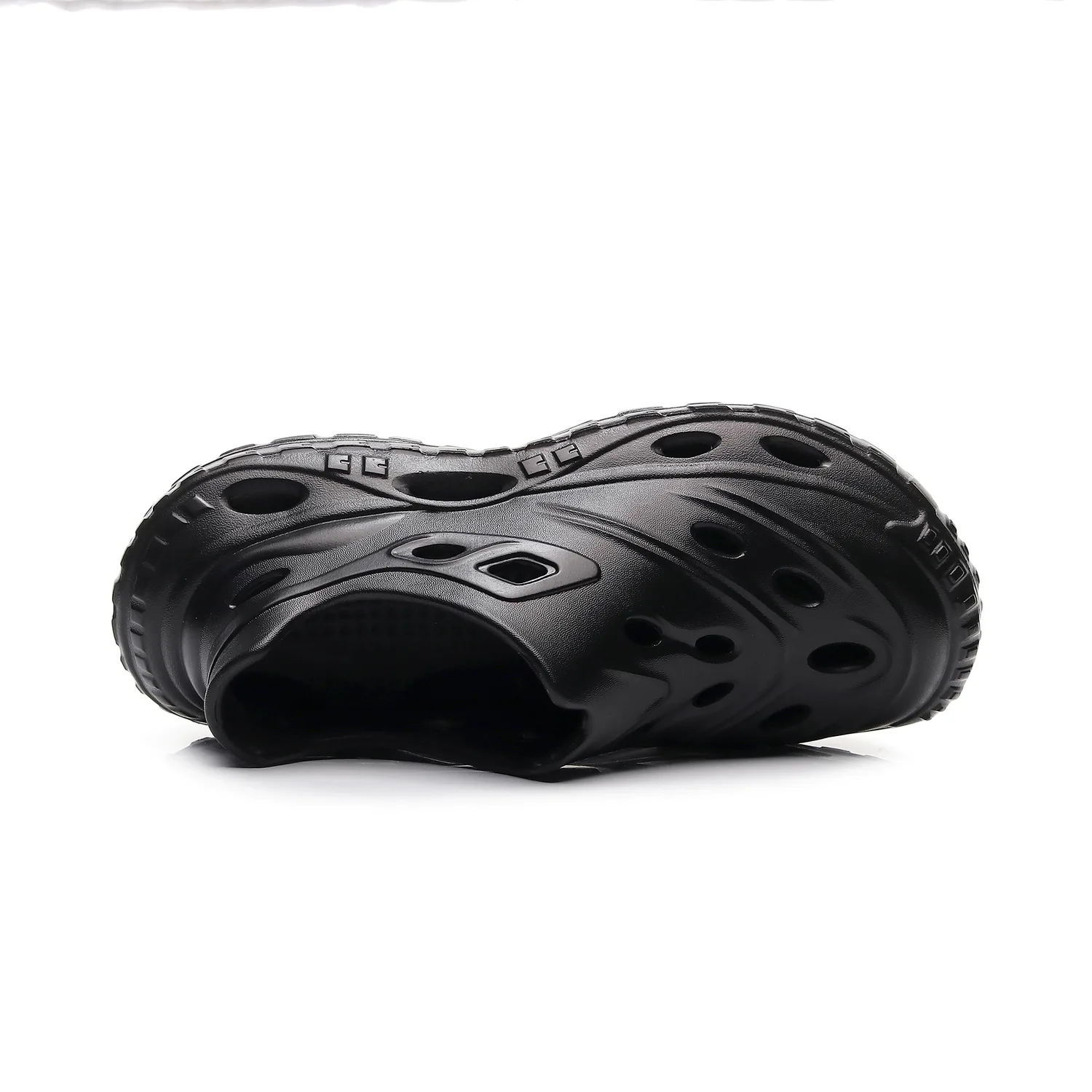 EVA Trendy Platform Clogs летние пляжные дышащие спортивные GUOLUOFEI, серый — фото 3