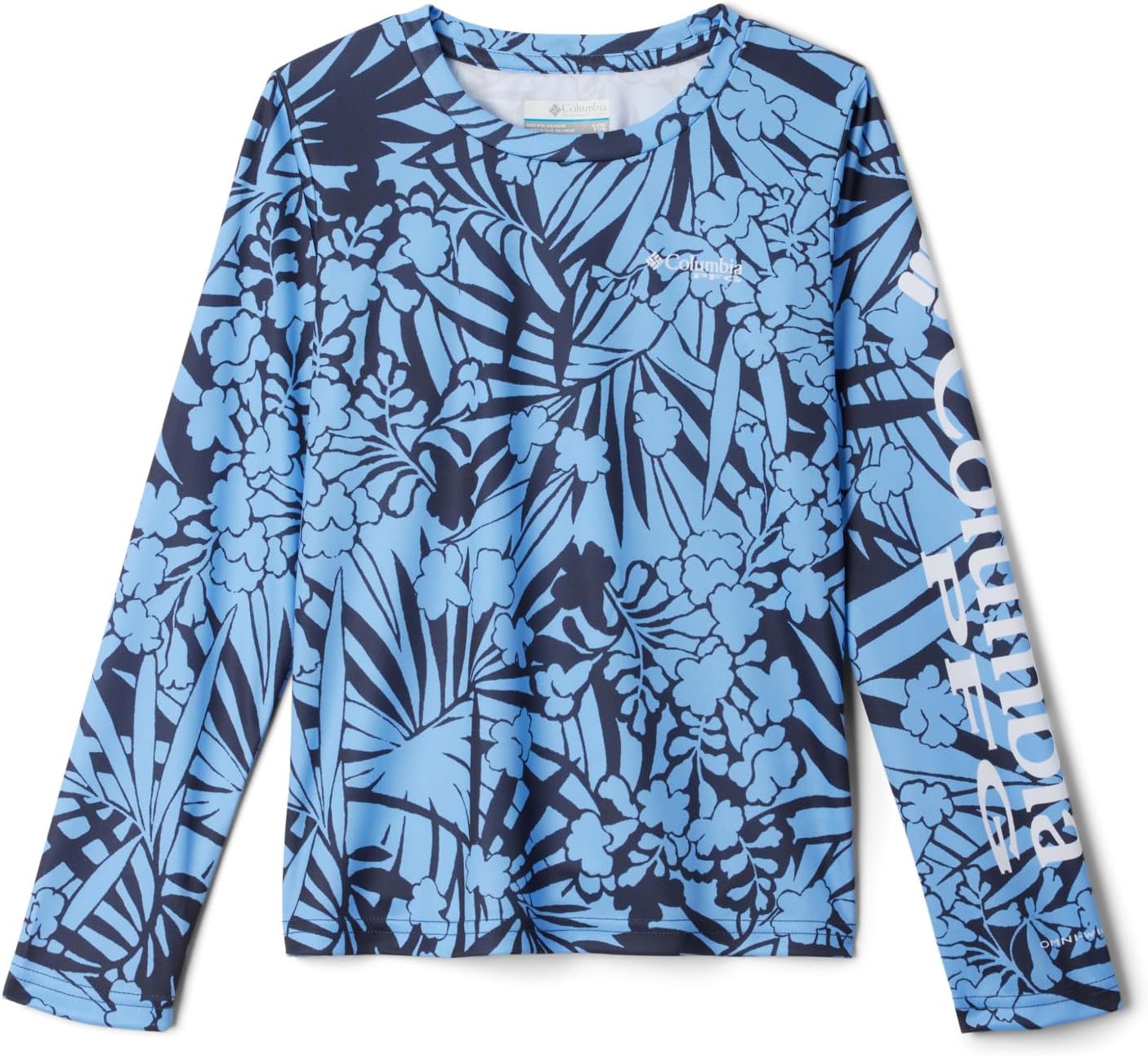 

Columbia girls Super Tidal Long SleeveHiking Shirt, Nocturnal Tropictones