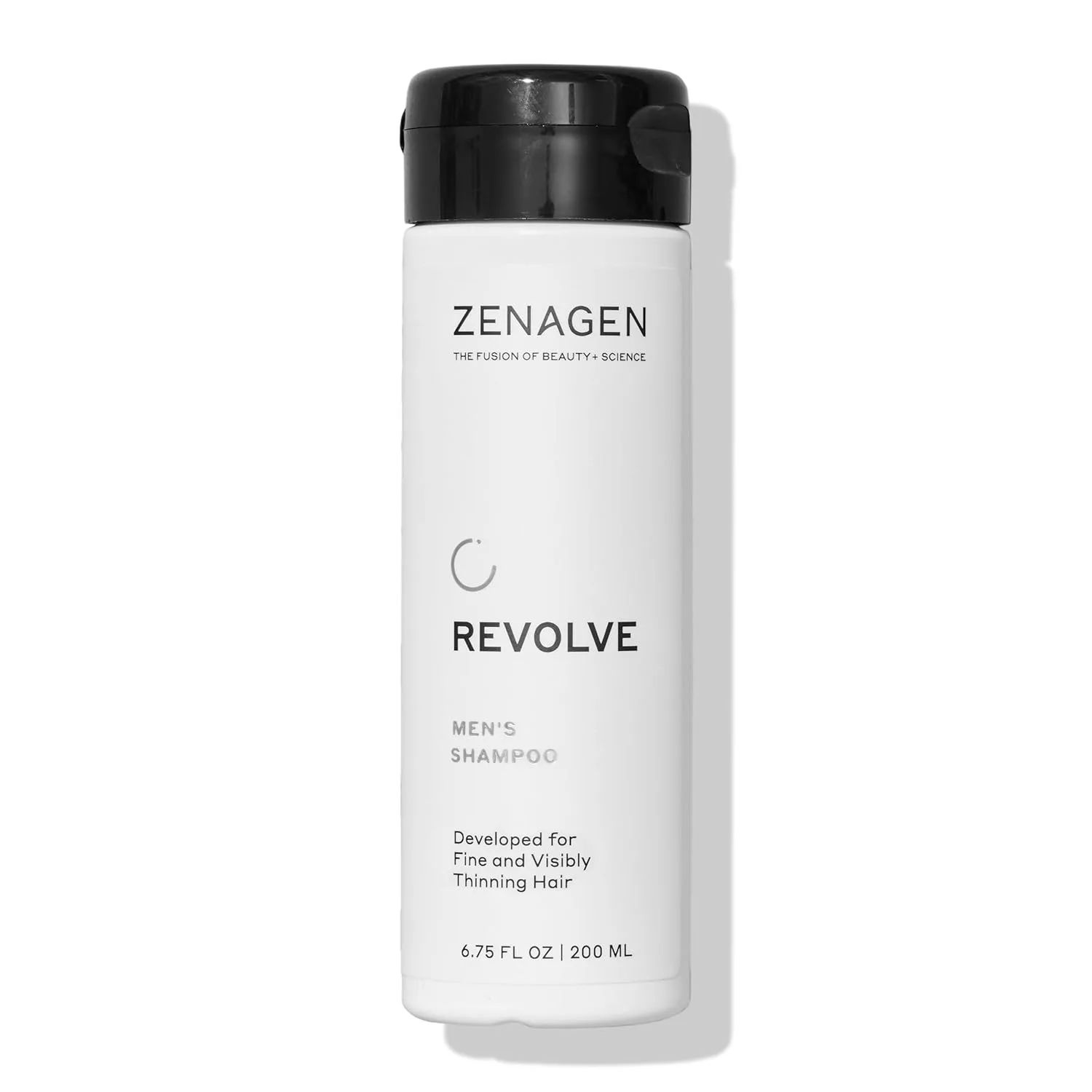 ZENAGEN Revolve шампунь для мужчин для густоты волос | для более густых и здоровых волос, для тонких и редеющих волос, на растительной основе, безопасен для окрашенных волос, 5-минутное применение 200 мл (1 шт.)