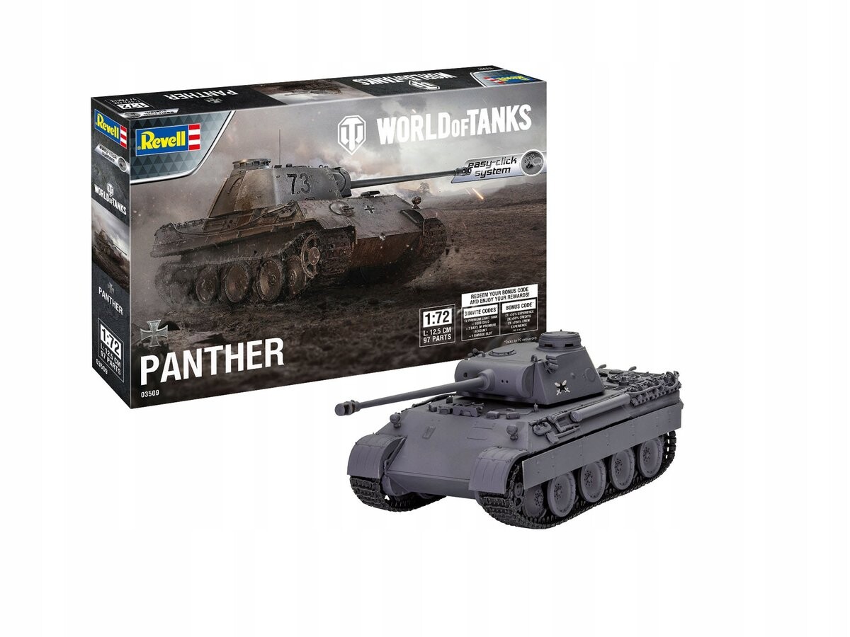 

Revell 1:72 Wot World Of Tanks 03509 Пантера Д