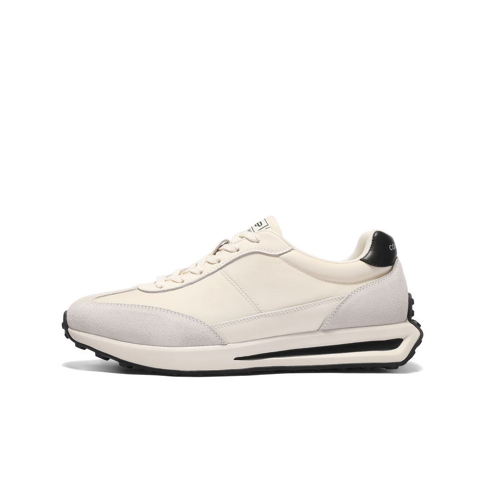 

BELLE Низкие повседневные мужские туфли бело-серо-черные, цвет White/Gray/Black