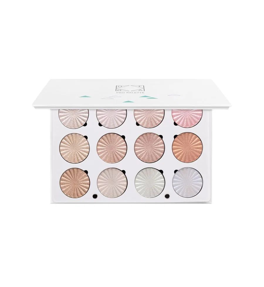 Профессиональная палетка теней Next Level Glow Ofra Cosmetics, cool ice to warm gold tones