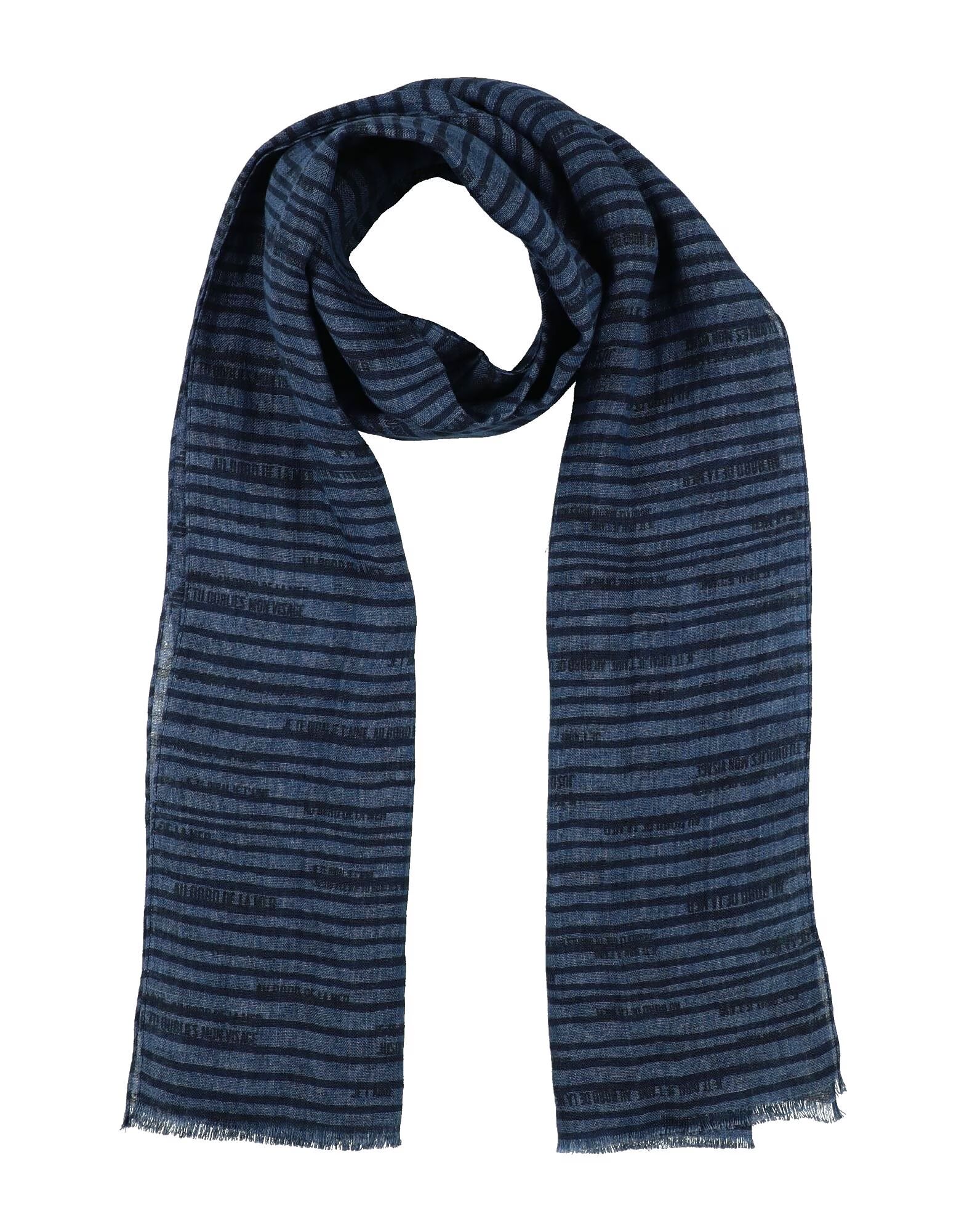 

Шарф Giorgio Armani, серо-синий